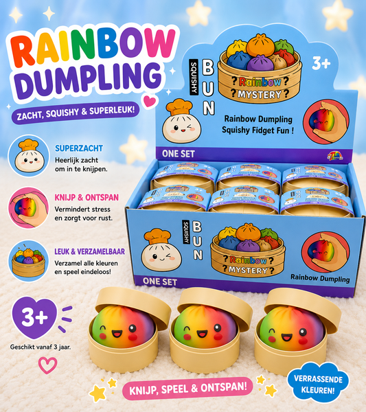 Dumpling Squishy Rainbow (8,5 cm)