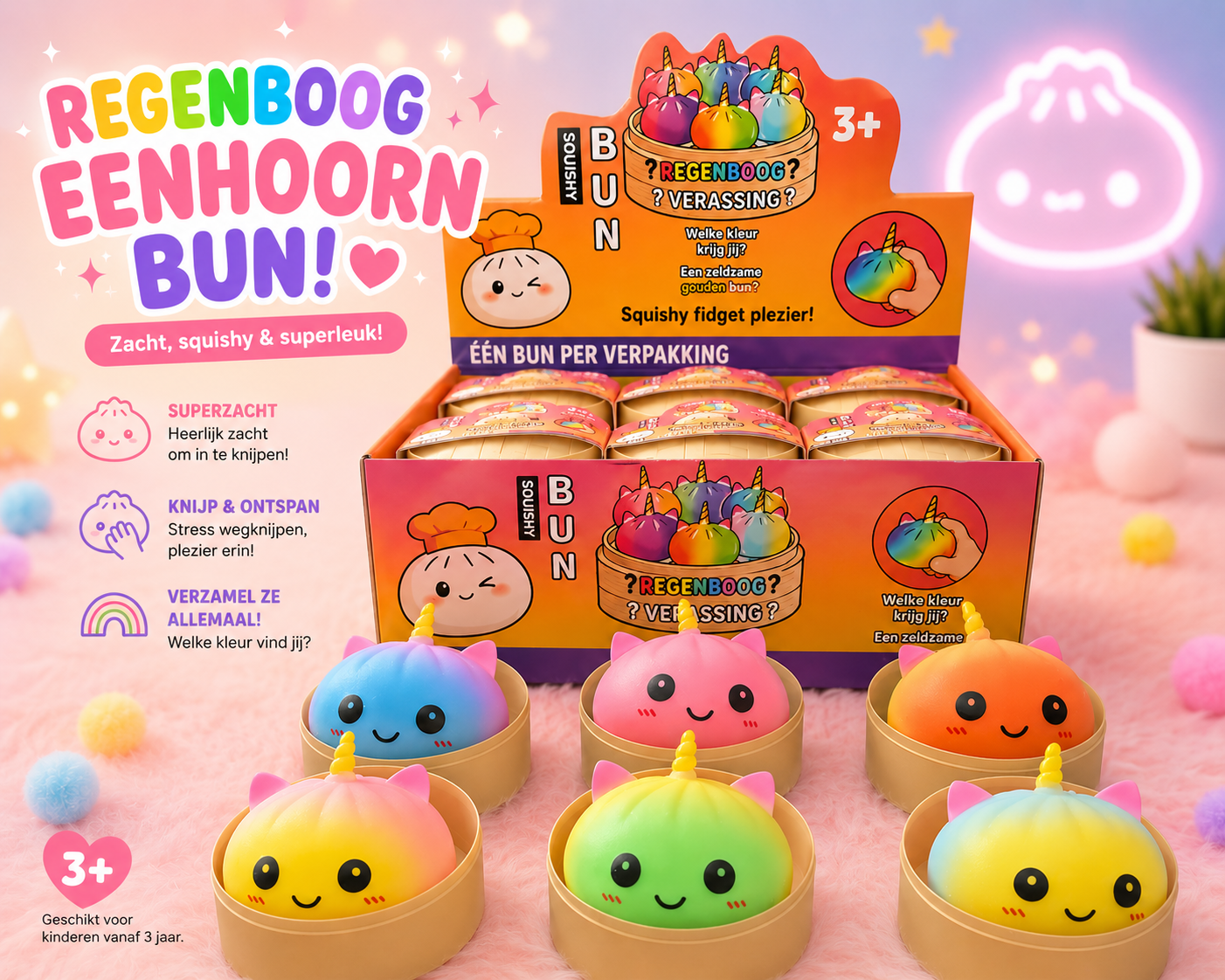 Dumpling Squishy Unicorn Edition (8,5 cm)